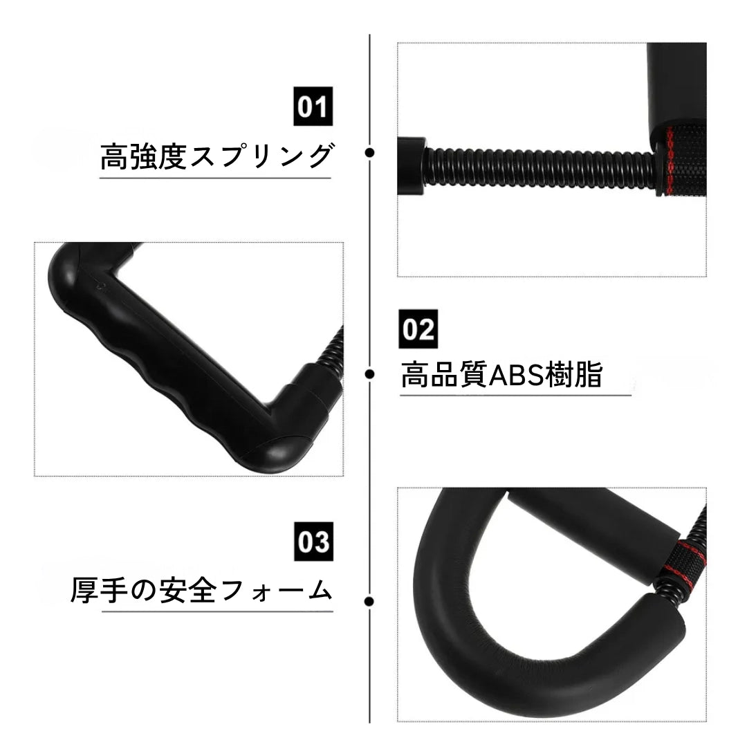 グリップマスター™ 極限握力トレーナー ─ 7分で前腕が悲鳴を上げる