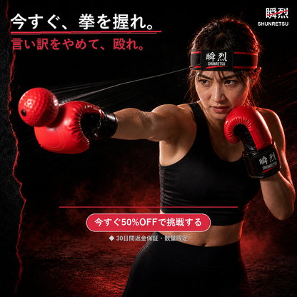 瞬烈 BOXHERO ｜ 自宅で1分、本気のボクシング（リフレックスボール・トレーナー）
