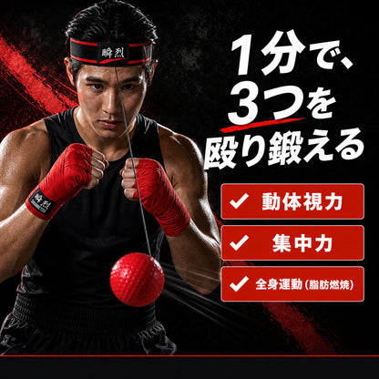 瞬烈 BOXHERO ｜ 自宅で1分、本気のボクシング（リフレックスボール・トレーナー）